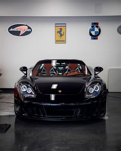 Black Porsche Carrera Gt At Naperville Garage Benlevy