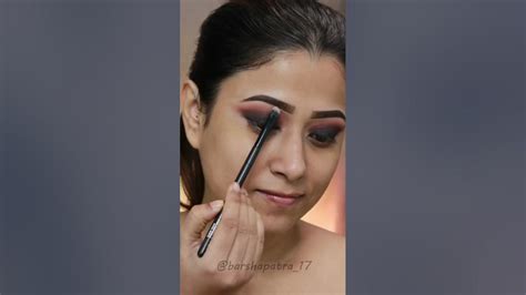 Black Smokey Eye Tutorial Festive Makeup Look 1 Festiveseason2022 Forbeginners Barshapatra