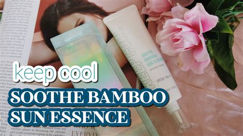 KEEP COOL Soothe Bamboo Sun Essence Review Pinkislovebynix