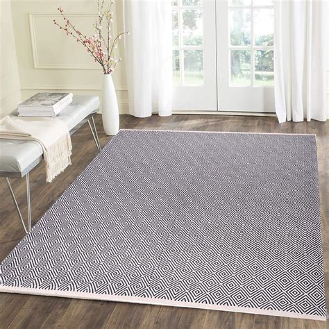 Uartlines Cotton Area Rug 4 X 6 Machine Washable Reversible Indoor