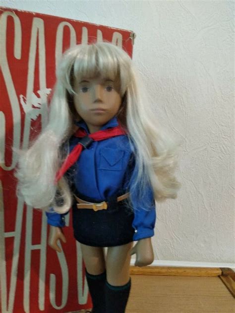 Blonde Sasha In Scout Guide Uniform With Original Box Sasha Doll Girl Scouts Girl Dolls