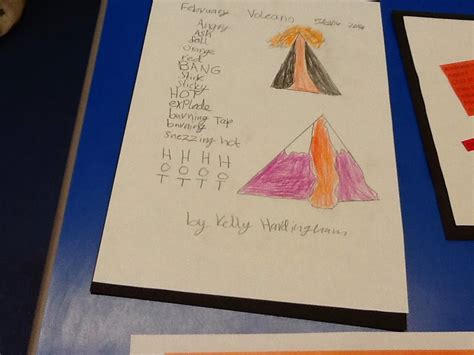 Oak Class Volcano Poems