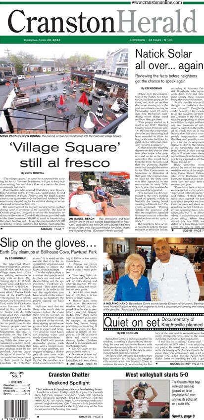 April E Edition Cranston Herald