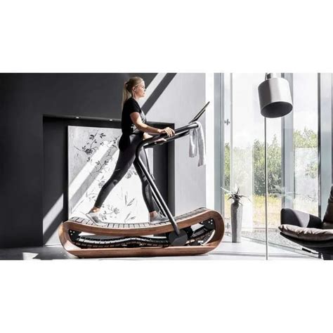 NOHRD Sprintbok Treadmill Walnut Manual Curved Yiassu