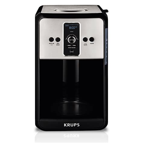 Krups 12 Cup Savoy Programmable Black Thermal Coffee Maker Et351050