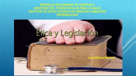 Etica Y Legislacion