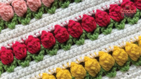 Crochet Tulip Stitch + Tutorial & Diagram