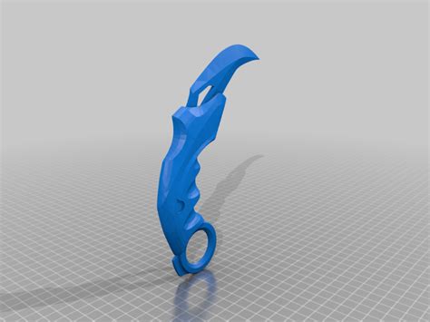 Free 3D File Valorant Champions Karambit Pegs Remix3D Printer Design