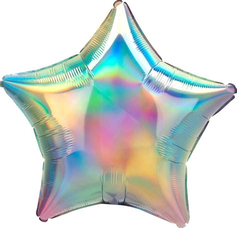 Pastellfarbener Folienballon Stern Regenbogen Ballongruesse De