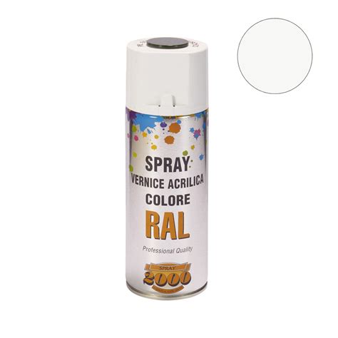 Smalto Acrilico Spray Alta Temperatura Bianco