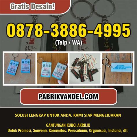 ORDER 0878 3886 4995 Cetak Gantungan Kunci Akrilik Bandung Jepara