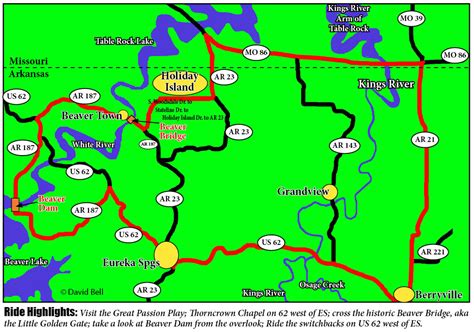 Free Ozark Mountain Motorcycle Ride Maps The 1 Motorcycle Riding