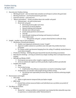 Unit 1 Lecture Outline PSYC 230 Unit 1 Outline Study Guide Chapter