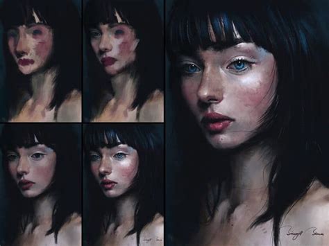 How To Paint These 21 Digital Portraits Step By Step Digital