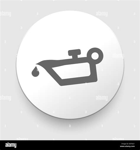 Vector Black Engine Oil Icon On White Background Stock Photo Alamy