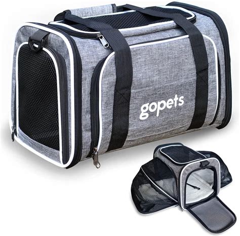 GOPETS Hundebox Auto Transportbox Katze Hundetasche für kleine Hunde