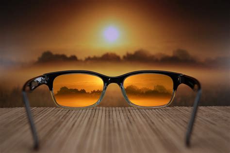 Download Glasses, Sunset, Vision. Royalty-Free Stock Illustration Image ...