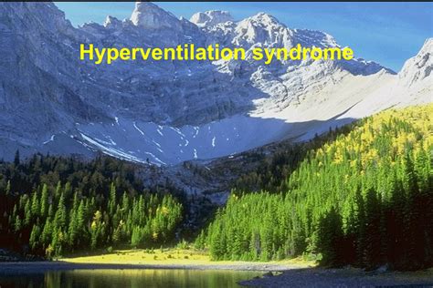 Hyperventilation Syndrome Ppt