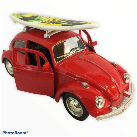 Miniatura Fusca Prancha Surf 1967 1 32 Rmz Shopee Brasil