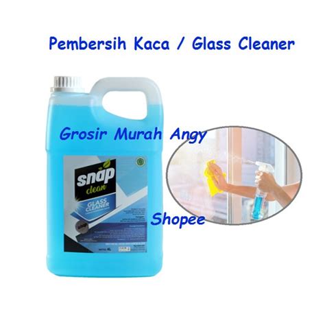 Jual Pembersih Kaca Glass Cleaner Snap Clean Kaca Liter Termurah