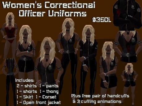 Second Life Marketplace - Women's Correctional Officer Uniform boxed