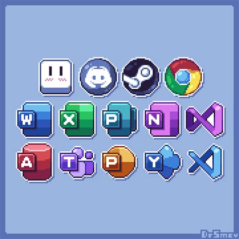 Many different ComputerIcons : r/PixelArt