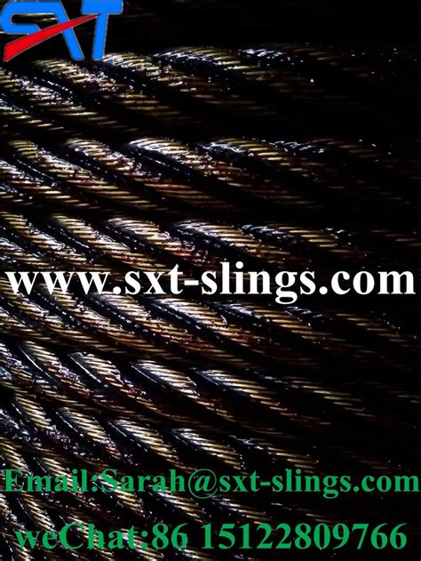 Big Size Steel Wire Rope With Grease Wire Rope Wire Rope Sling