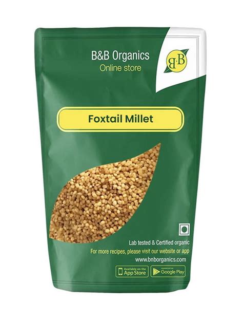 Indian Organic Foxtail Millet For Cooking Packaging Size 1 Kg At Rs