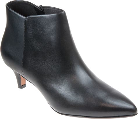 Clarks Linvale Sea Black Leather 26143924 Ankle Boots Humphries Shoes