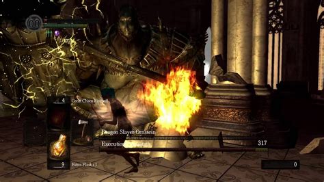 Dark Souls Ornstein Smough SL1 R Tearstone Ring No Damage Naked NG