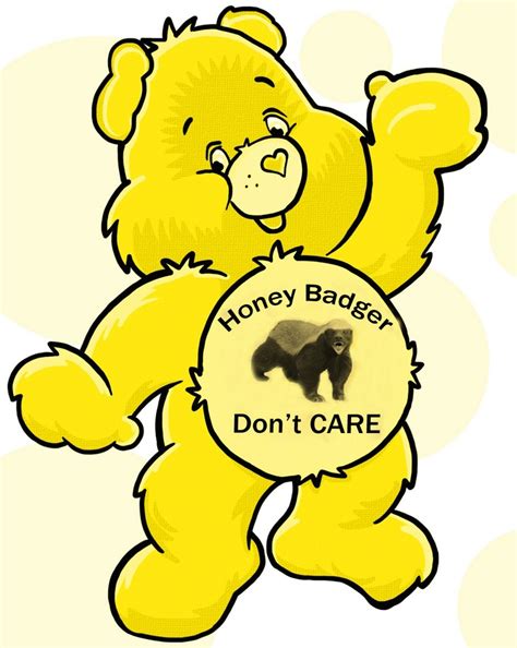 What if there was a Honey Badger Care Bear? :) | Care bear party ...