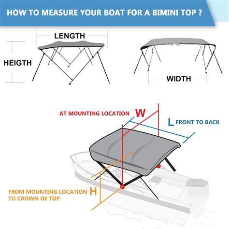 Boat Bimini Top | 4 Bow Pontoon Bimini Boat Tops Blue