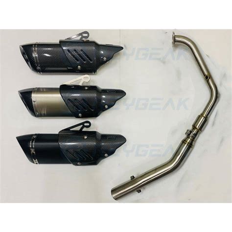 REYGEAK R15 V4 R15M Big 51mm Elbow Stainless Exhaust Pipe WITH