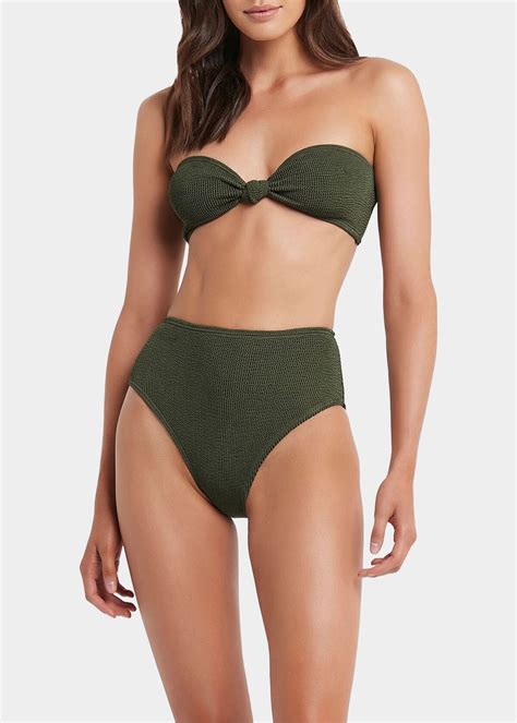 Bond Eye Palmer Eco High Waist Bikini Bottoms Editorialist