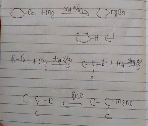 8 CHZ Identify A B And C In The Following Bromocyclohexane Mg