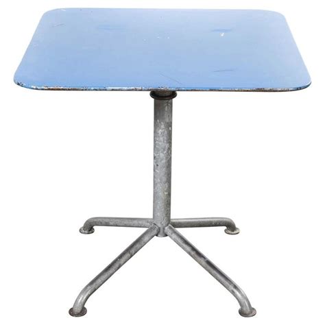 1970s Industrial Outdoor Blue Folding Table | Folding table, Furniture, Table furniture