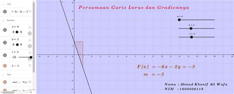 Persamaan Garis Lurus Dan Gradien