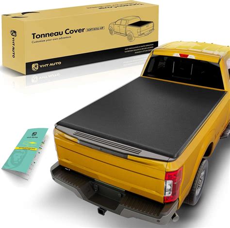 Yhtauto Soft Roll Up Truck Bed Tonneau Cover Wauto Locking Replacement