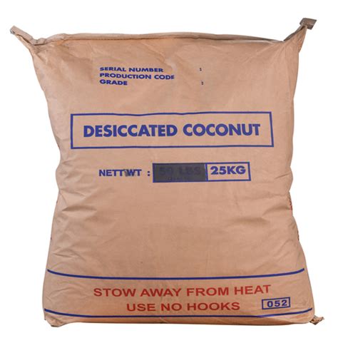 Fine Grade Desiccated Coconut Low Fat 25kg Application Industrial At