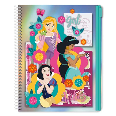 DISNEY Princesses Set De Papeterie Trousse Notebook A5 7pc