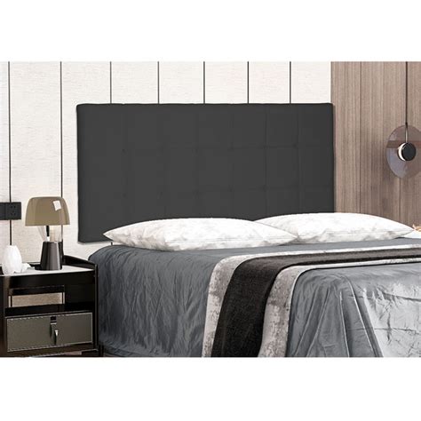 Painel Verona Cama Box Solteiro Cm Suede Ssx Multicoisas Preto