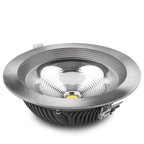 Downlight Led Matel Cuadrado Ajustable Blanco W C Lida Matel