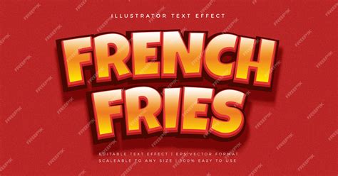 Premium Vector Tasty Food Title Text Style Font Effect