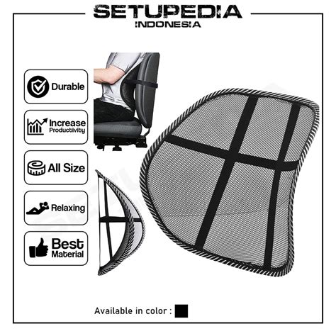 Jual Premium Ergonomic Back Rest Sandaran Punggu Kerja Mengemudi Kursi