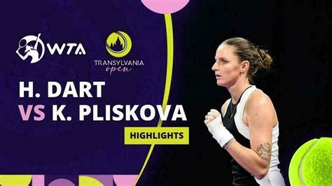 Semifinal Harriet Dart Vs Karolina Pliskova Highlights Wta