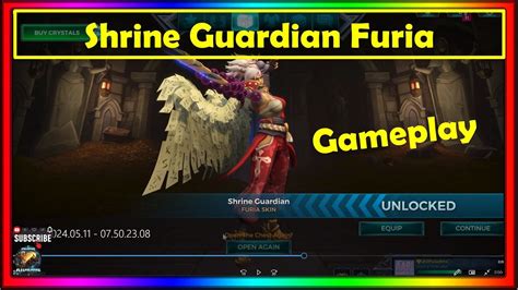 Paladins 7 3 Feudal Fables PTS Furia New Skin Shrine Guardian Furia