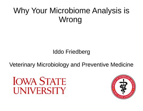 Why Your Microbiome Analysis is Wrong | PDF