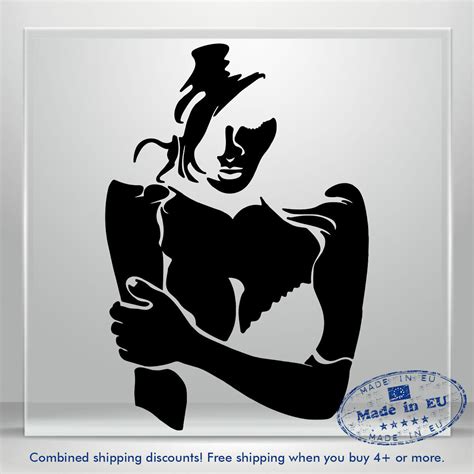 Art Hot Sexy Girl Woman Pinup Car Bumper Window Vinyl Decals Sticker