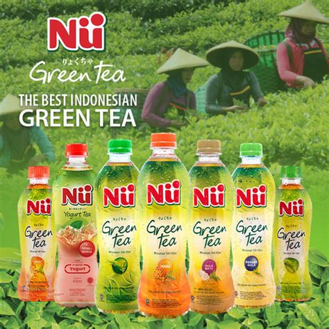 Promo Nu Green Tea Minuman Teh Hijau Kemasan Botol 450ml dus isi 24pcs ...