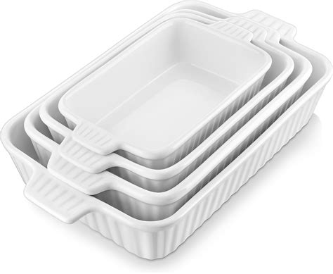 Amazon Corningware French White Pc Ceramic Bakeware Set With